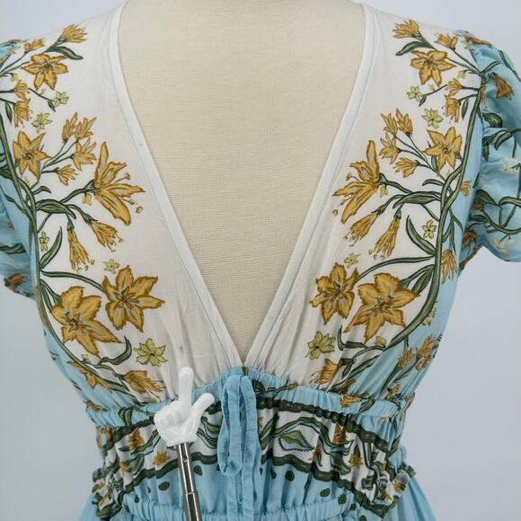 Derek Lam 10 Crosby Flutter Sleeve V-Neck Midi Dress Size 2 – EUC, 2 Small Spots - Picture 11 of 12